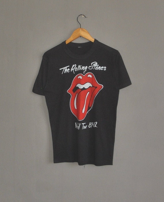 Black Tour Rock Concert T-Shirt New: THE ROLLING STONES 
