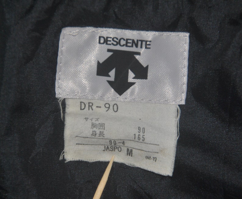 Vintage DESCENTE 90s Japanese Highway Patrol varsity Jacket size S-M 80s 90s Japan patrol Police Baseball Satin Jacket