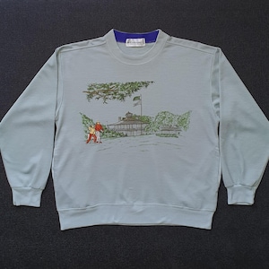 Vintage HOUSTON Open Golf Tournament 1990s sweatshirt Jumper size Small / US Open Championship Graphic 90s sweater / Pullover