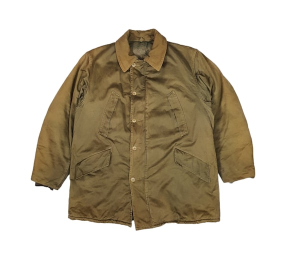 Vintage 50s US Army Field Coat Jacket Winter Vietnam War