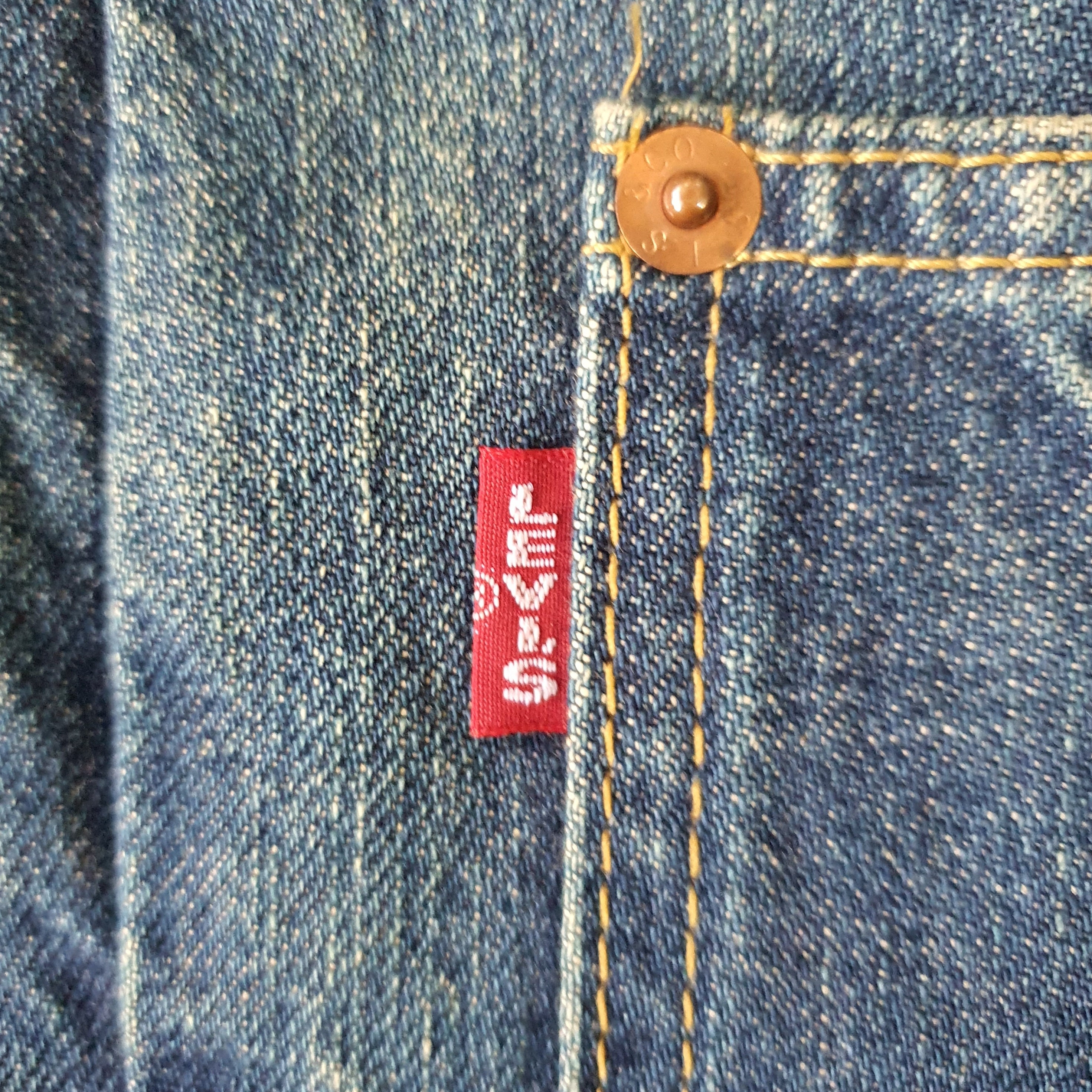 Vintage LEVI'S Type 1 Big E Denim Trucker Jacket Size 38/ M Vintage LEVI'S Type 1 Big E Denim Trucker Jacket Size 38/ M