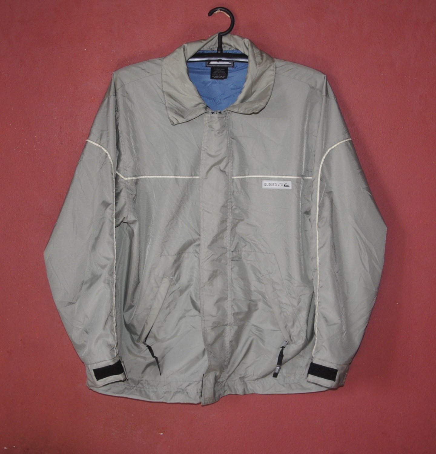 ジャケット・アウター 90s quicksilver nylon JKT VINTAGE 90s Quiksilver 1/3 Zip Fleece Jacket Graphic Print
