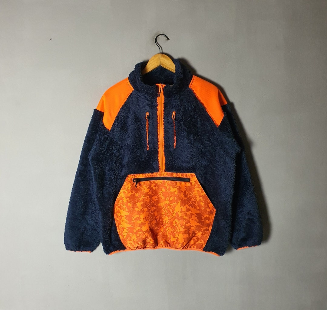 Field Core Japan Fleece Jacket Size Large / 90s Japanese Brand Sherpa ...