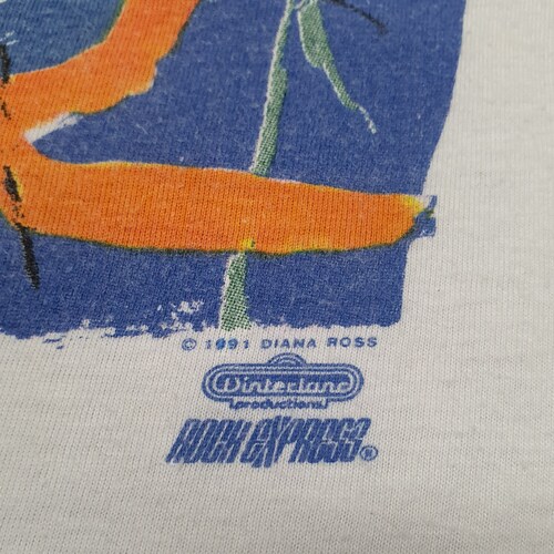 Vintage 1991 DIANA ROSS shops T shirt size X-Large / Rare 90s American Singer Pop Singer R&B Jazz Soul Hip Hop music Funk Rap Rapper tee