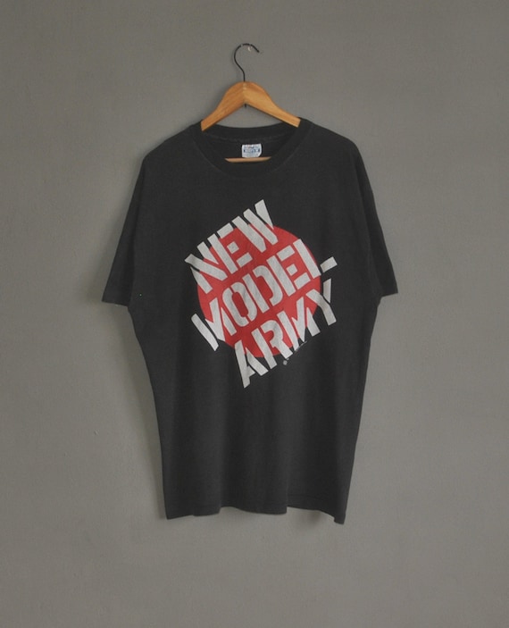 Vintage 1991 New Model Army Tour T Shirt Size X-large