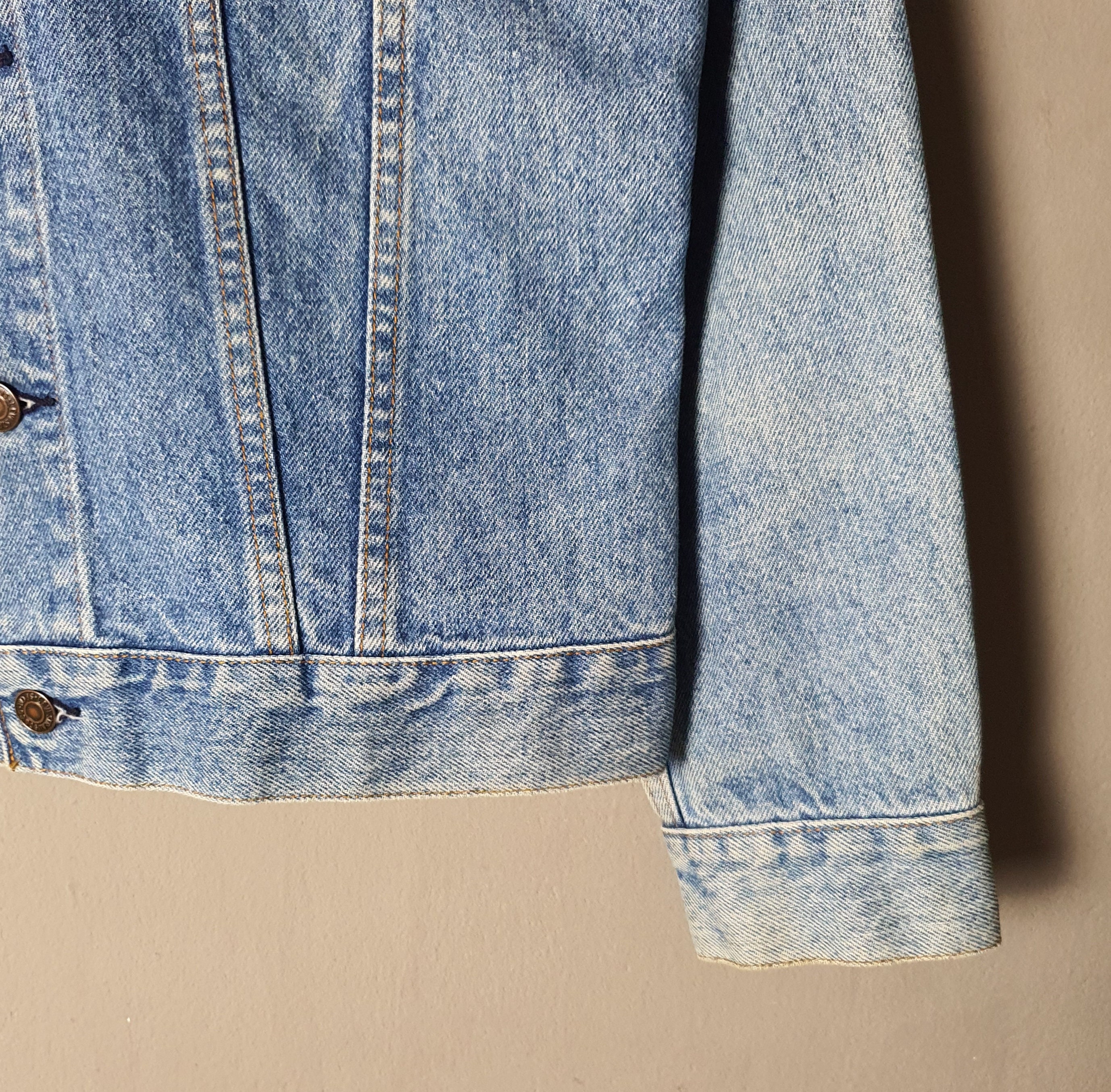 Vintage 90s LEVI'S Denim Jacket Size 38 / Medium / 1990s