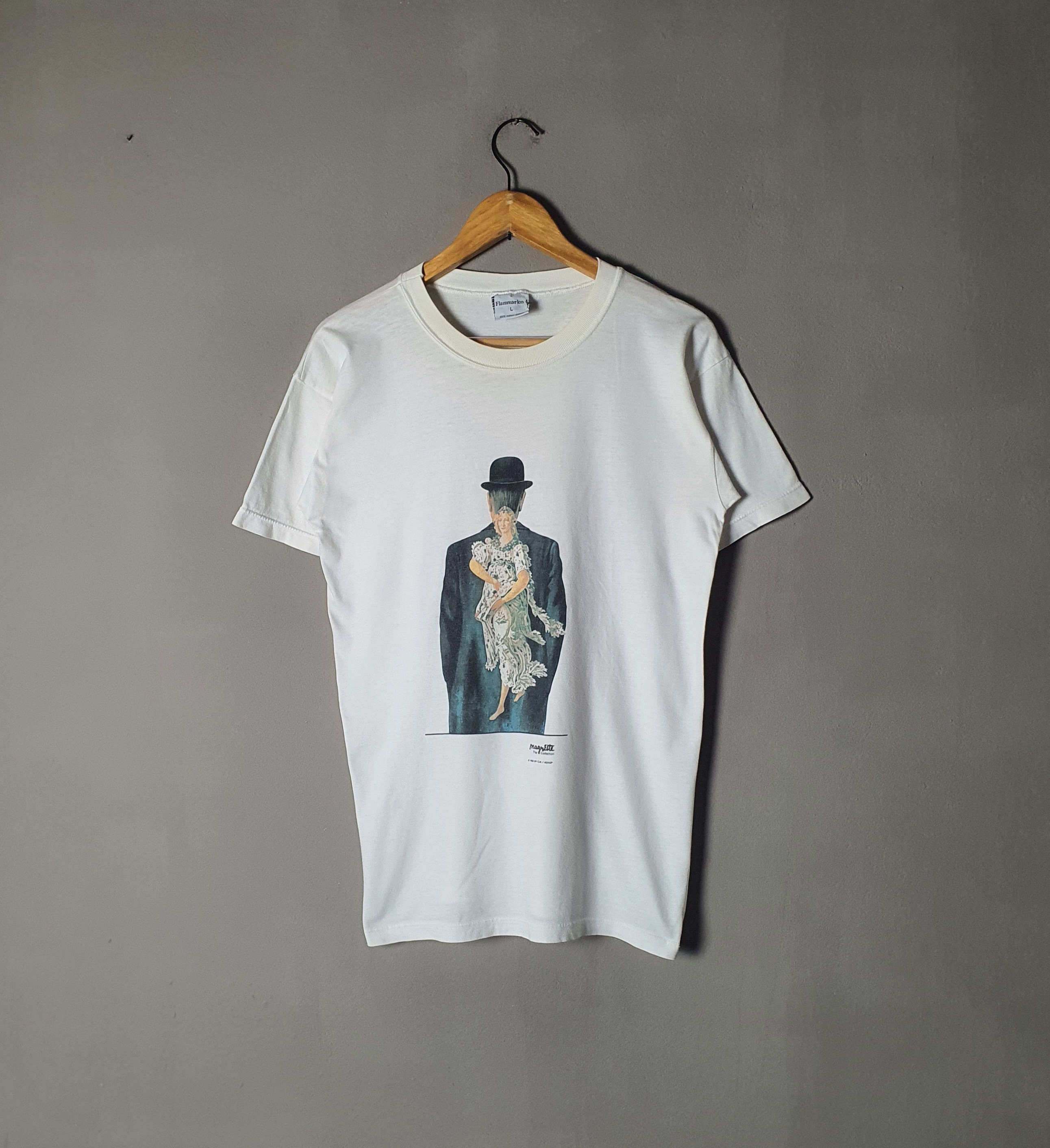 マグリット ヴィンテージTシャツ magritte 90年代　当時物 マグリット ヴィンテージTシャツ magritte 90年代 当時物 【公式通販】