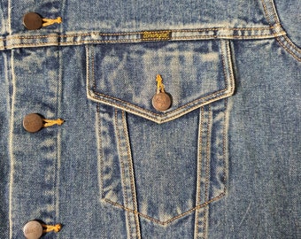 Vintage 90s WRANGLER Denim Jacket Size M-L / 1990s Wrangler