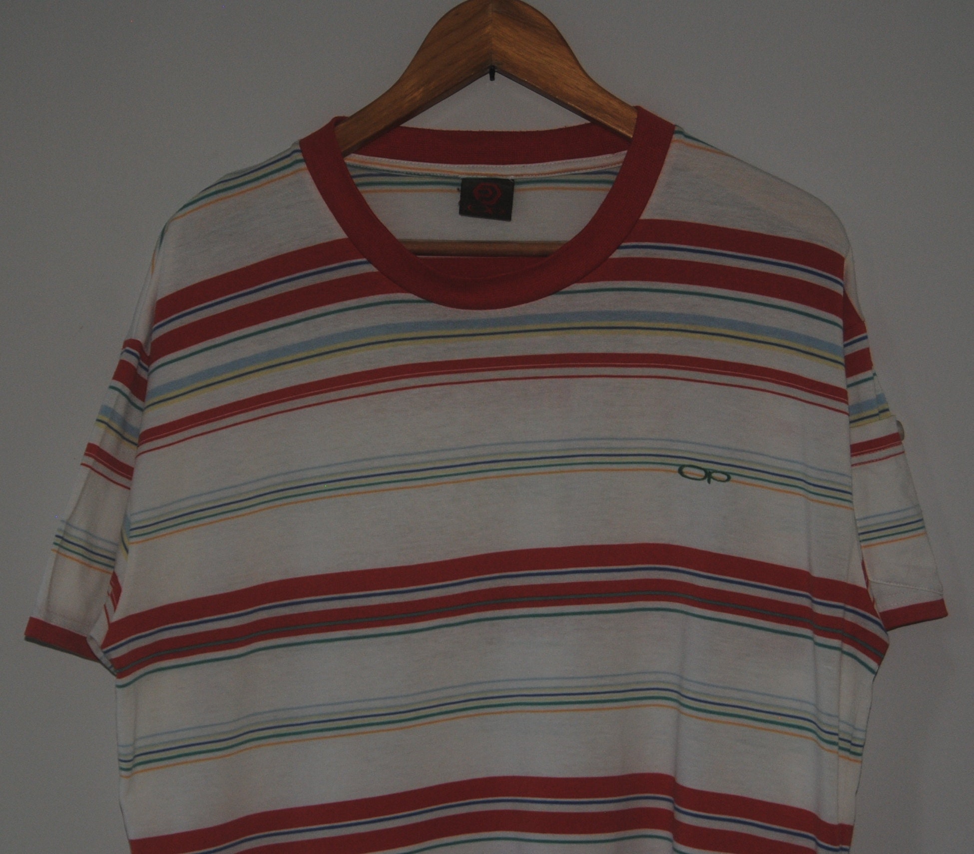 Vintage OCEAN PACIFIC 1990s Striped T 