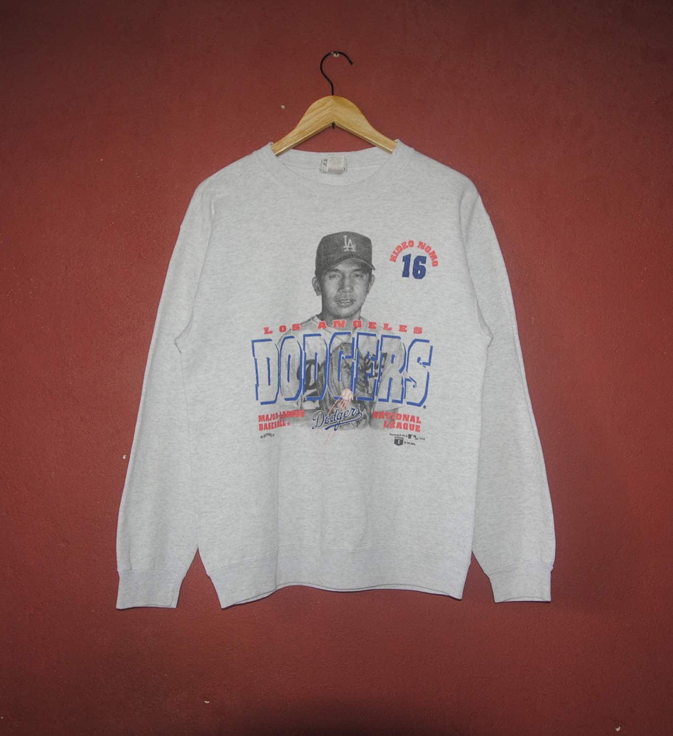 野茂英雄 ロサンゼルス・ドジャース トレーナー 1995年製 Hanes 野茂英雄 ロサンゼルス・ドジャース トレーナー 1995年製 Hanes