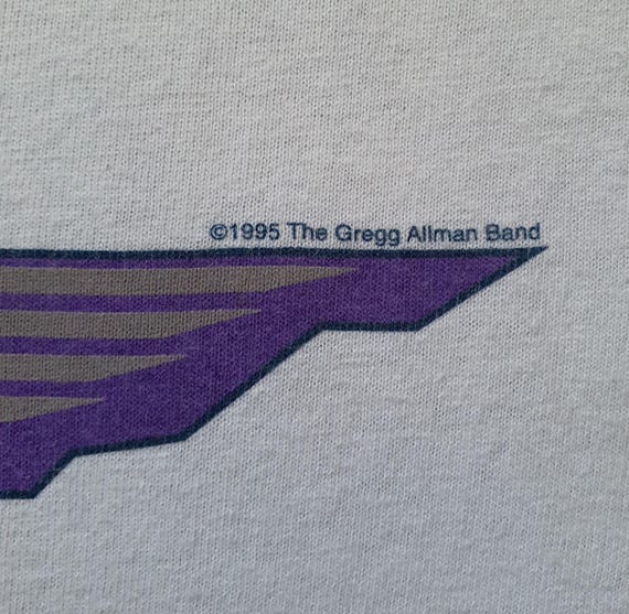 Vintage 1995 GREGG ALLMAN BAND Georgia Tour T Shirt Size M / 1990s