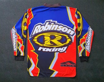 Vintage Aussie Robinson Racing Team 1990s BMX Jersey Shirt Size