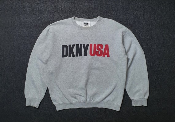 Vintage DKNY Jeans USA 1990s Sweatshirt size L / … - image 1
