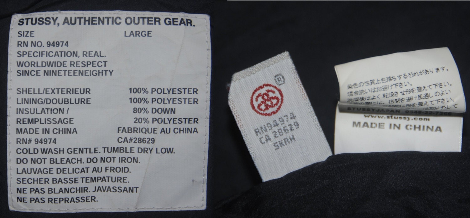 【L】90's old stussy outer gear sprot ma-1 90s old Stussy OUTER GEAR / JACKET (used) | Mush online