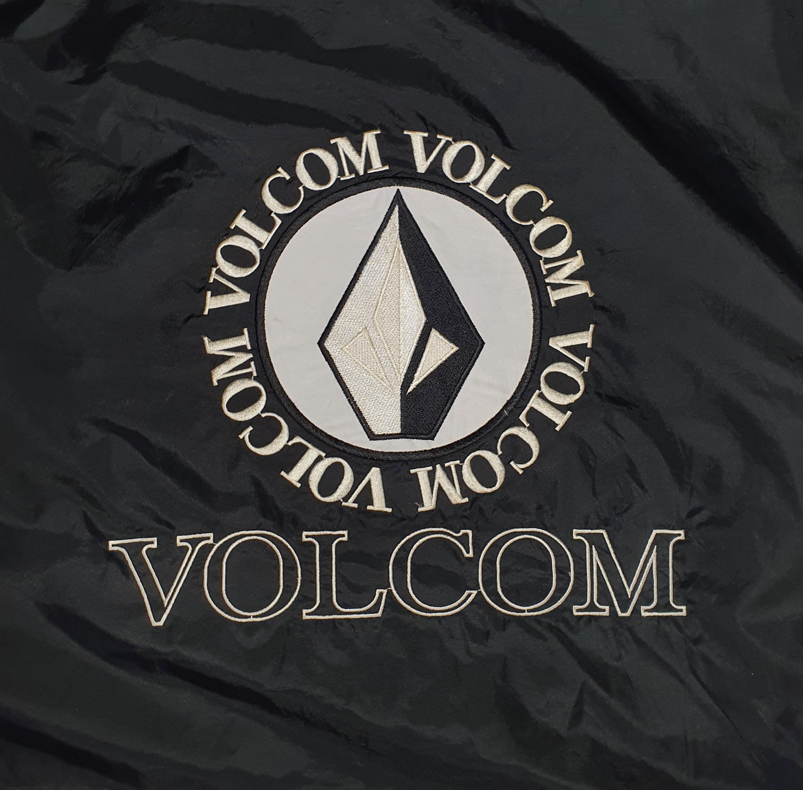 ジャケット・アウター 90s volcom nylon zip jacket made in USA Vintage Volcom Scout Series Oversized Three Quarter Sleeve