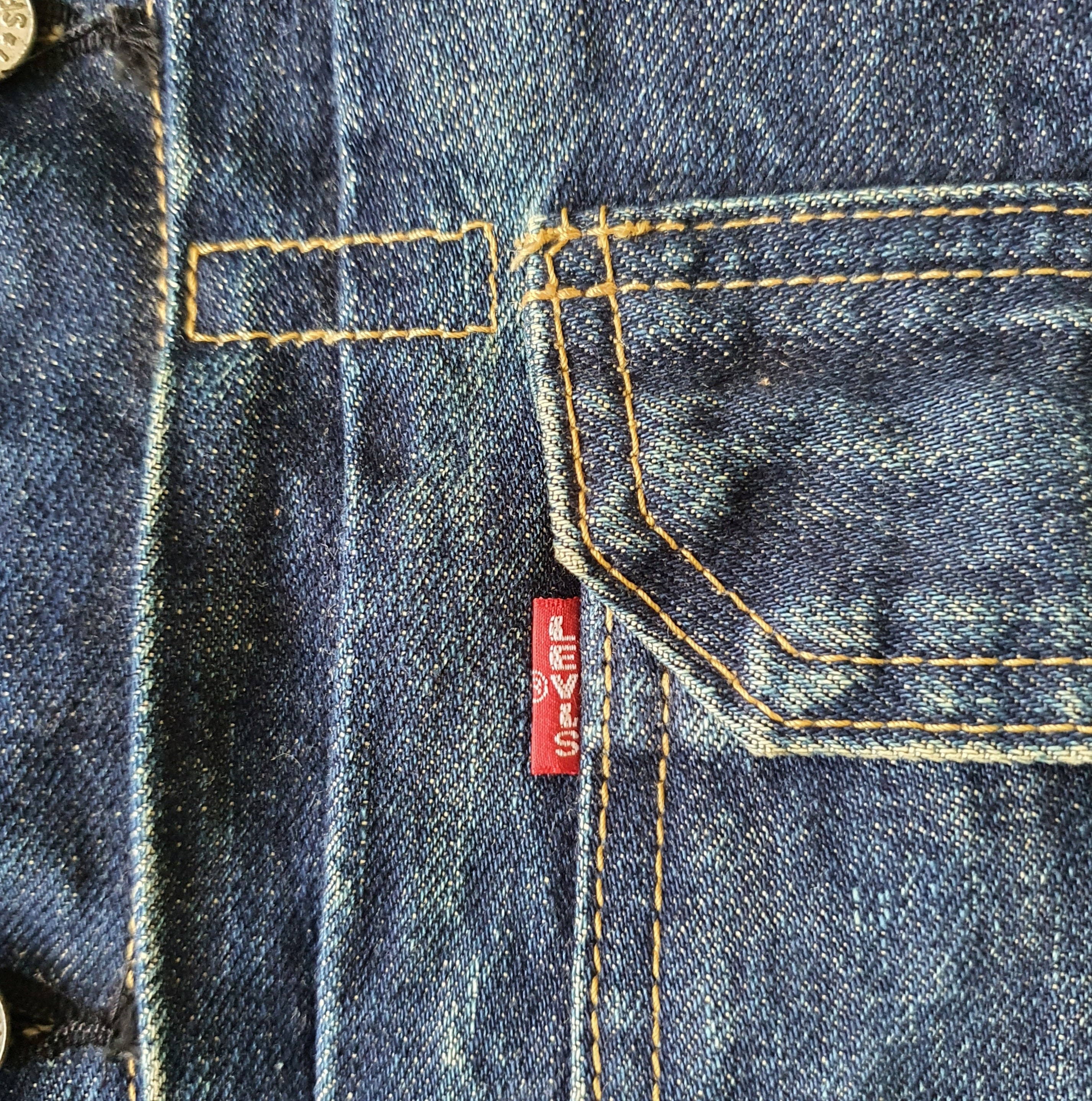 Vintage LEVI'S 507 Type 2 II Selvedge Denim Trucker Jacket Vintage LEVI'S 507 Type 2 II Selvedge Denim Trucker Jacket