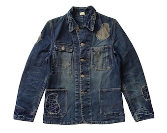 Vintage LEVI'S 507 Type 2 II Selvedge Denim Trucker Jacket Size 38