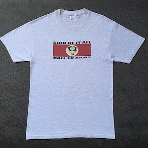 Vintage Sick Of It All SOIA Call to Arms T shirt size M / Rare 2000 Y2K New York NYHC straight edge Hc Hardcore Punk 90s Youth Crew tee