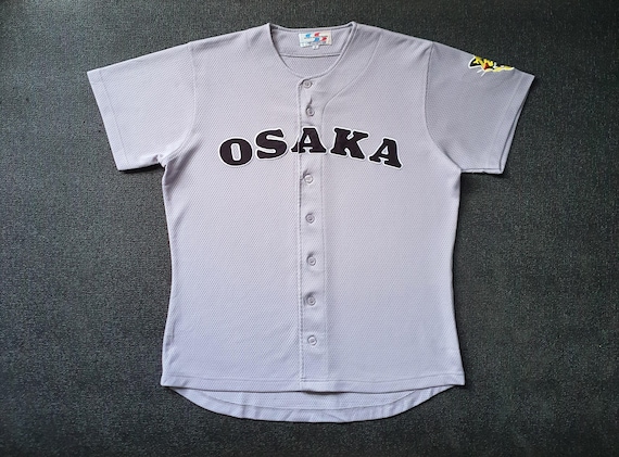 Vintage OSAKA Hanshin Tigers Japanese Baseball Jersey Size M-L