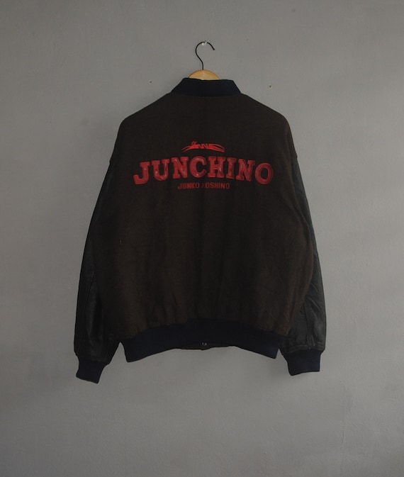 Vintage JUNKO KOSHINO 1980s Varsity Jacket Size Large / 80s - Etsy