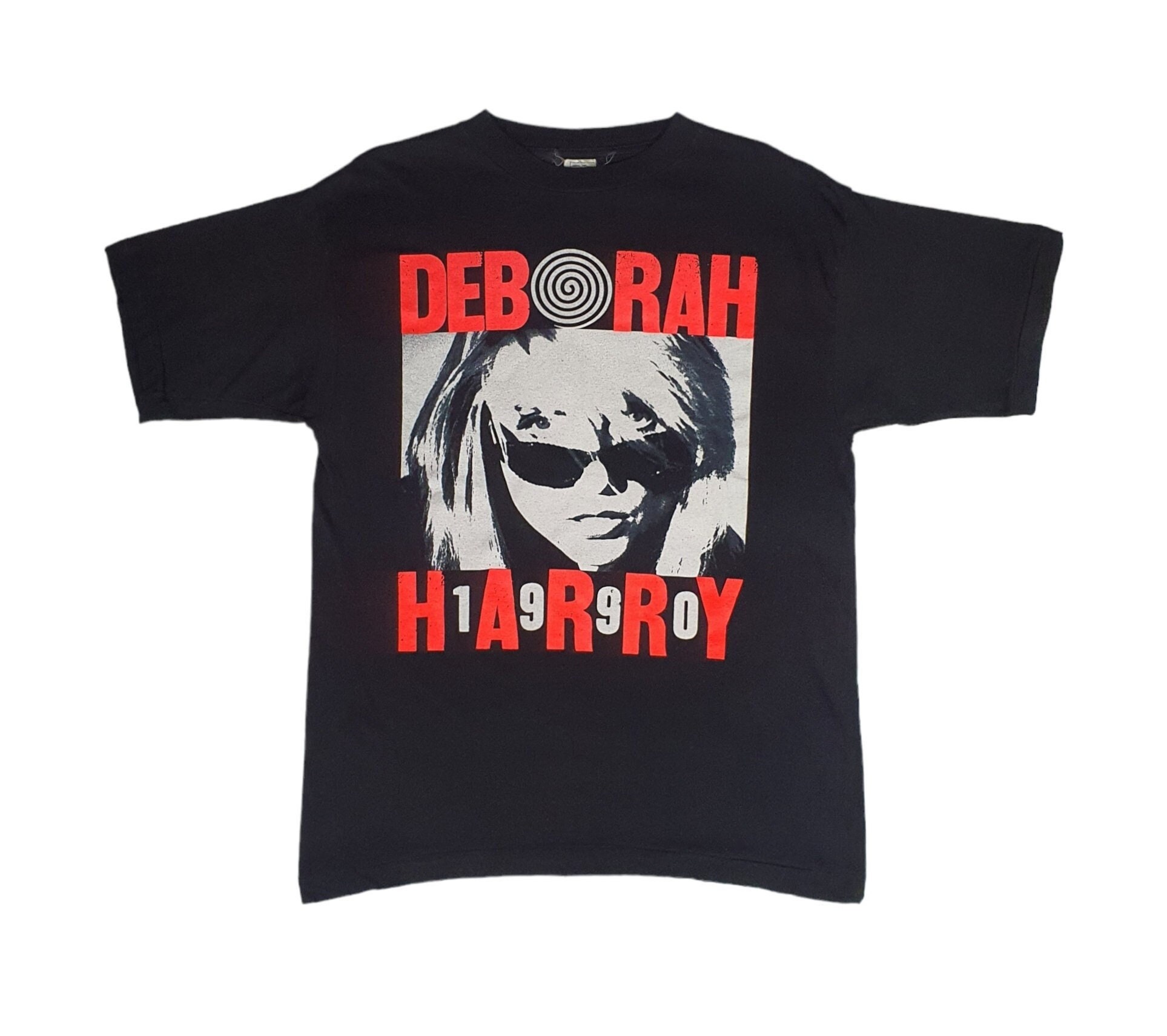 Vintage 1990 DEBORAH HARRY Def Dumb & Blonde Tour Concert T shirt size Large / 90s Punk Rock New Wave Debbie Harry Blondie Band Tee Shirt