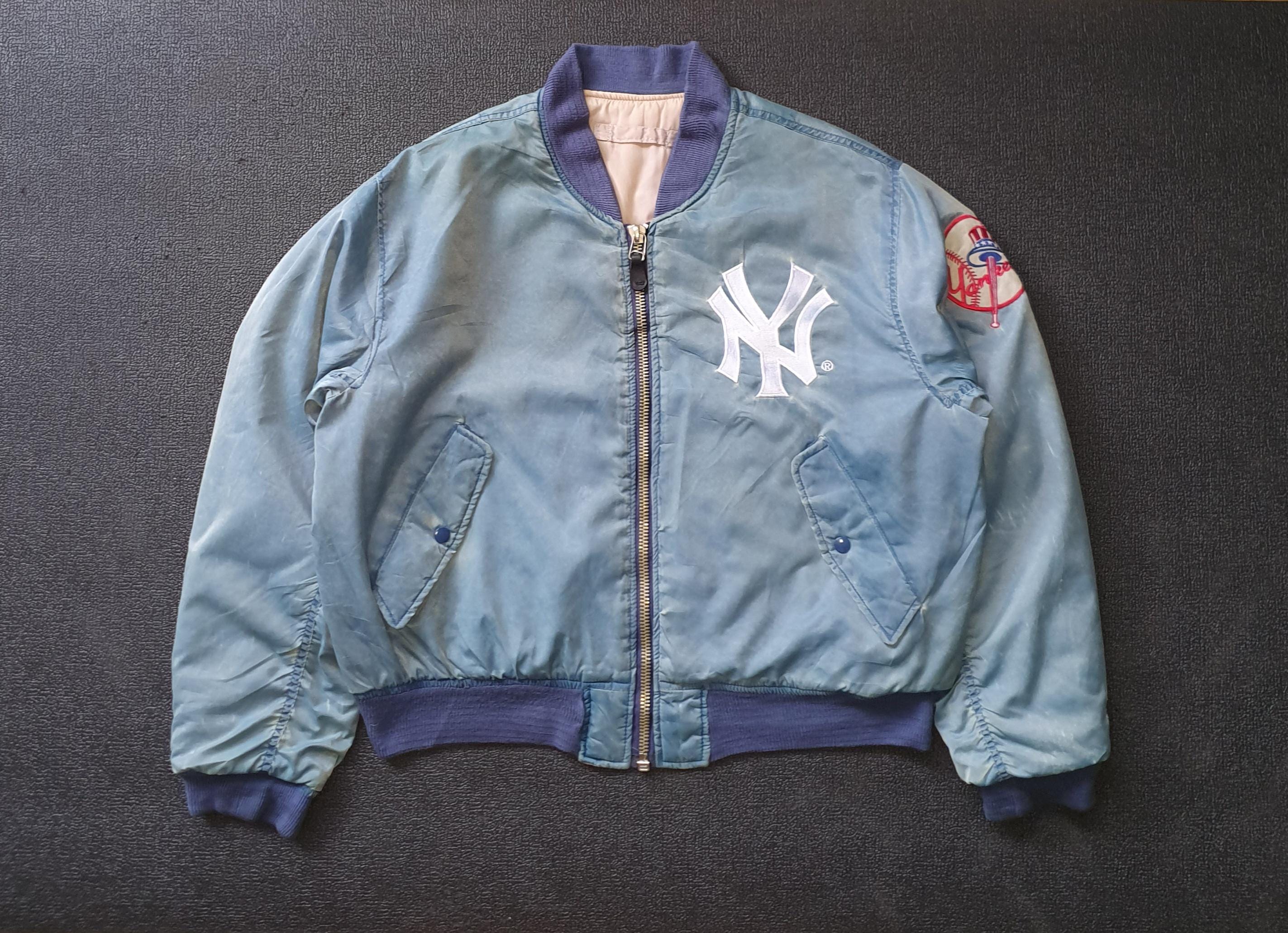 Vintage varsity jacket yankees - Etsy Polska