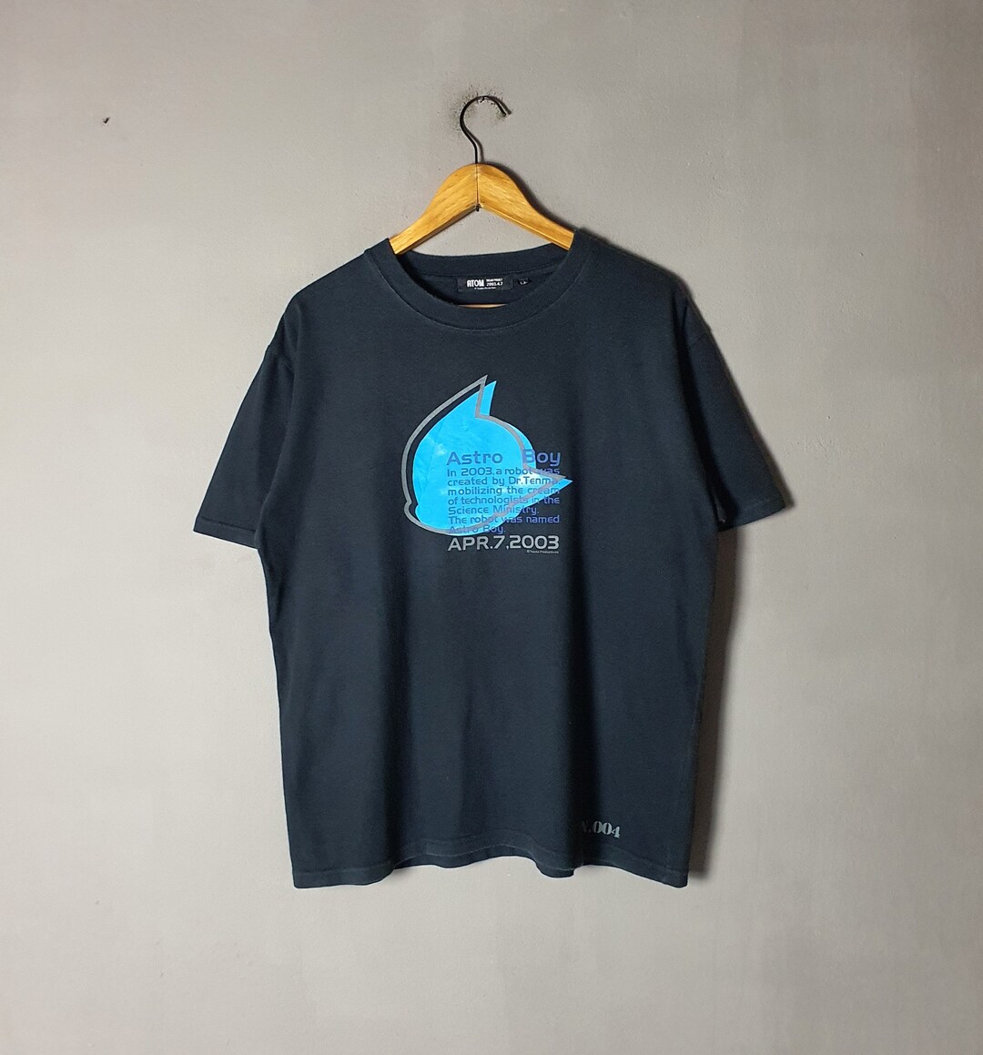 ★MAINBOOTH★[Astro Boy] Atomic T-shirt(NAVY)★正規品/人気 Mighty Atom Astro Boy Shirt - Etsy