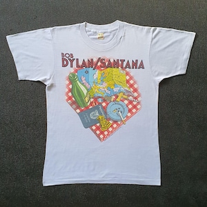 70s Santana T Shirt - Etsy