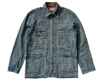 Vintage LEVI'S 507 Type 2 II Selvedge Denim Trucker Jacket Size 38