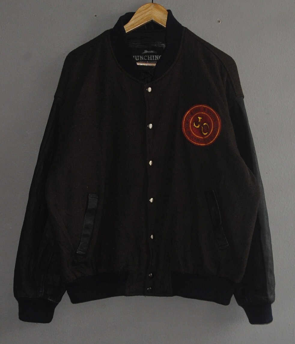Vintage JUNKO KOSHINO 1980s Varsity Jacket Size Large / 80s
