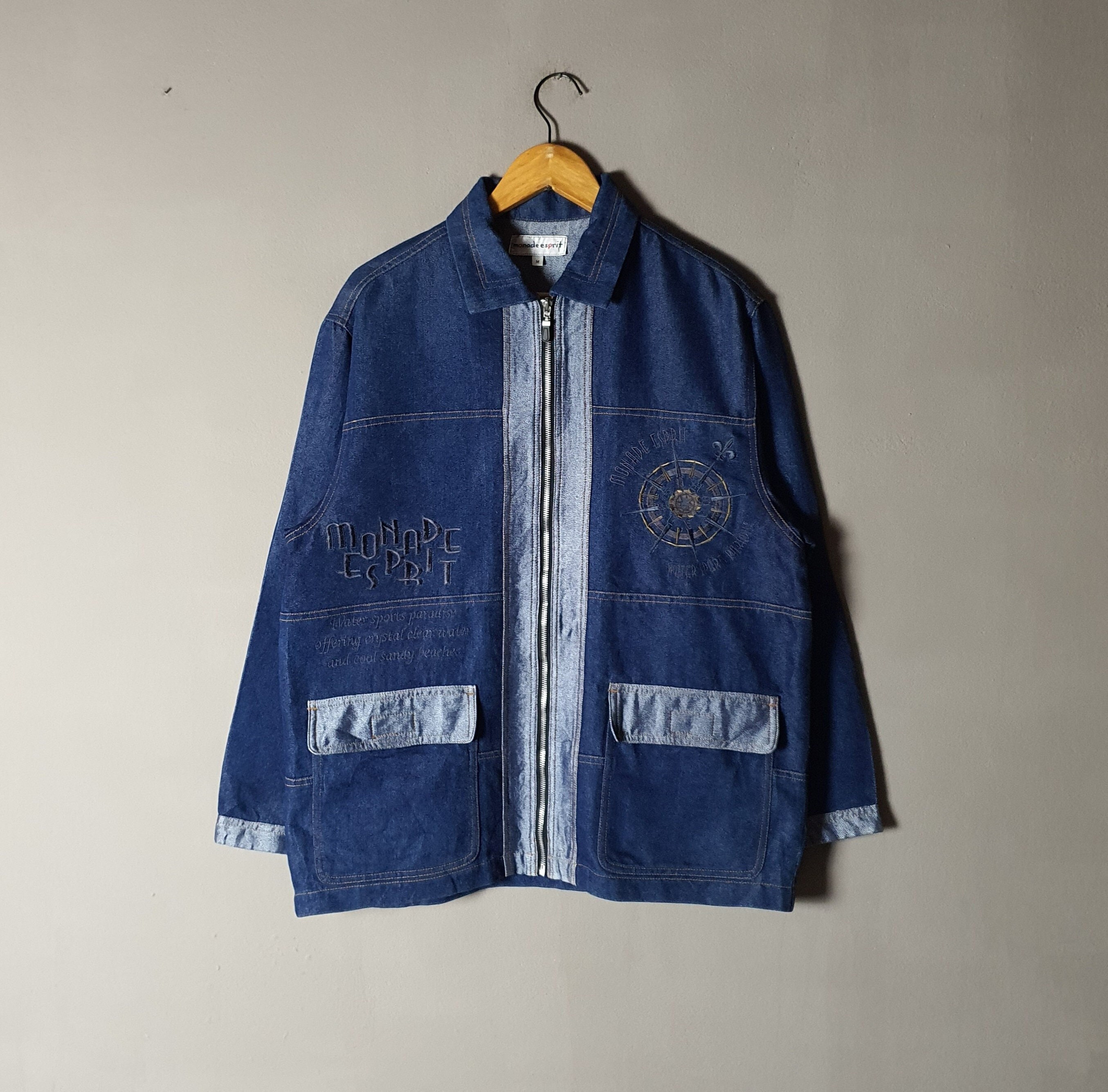 Vintage blue Jeans Jacket mujer / EDC by ESPRIT Denim Jacket -  México