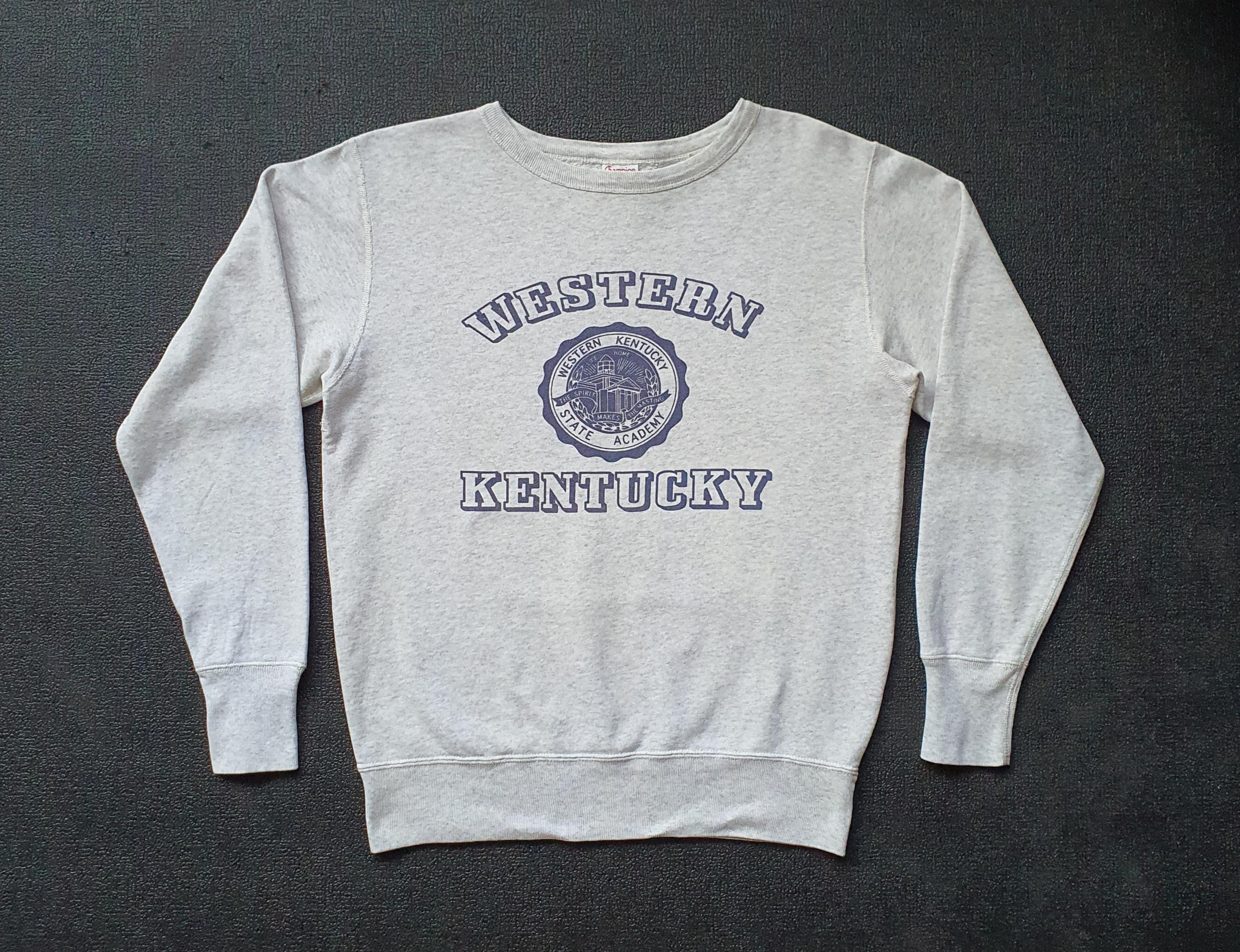 ［Champion］60’s college print sweat VTG 60s Champion Running Man Greensboro College Sweatshirt USA