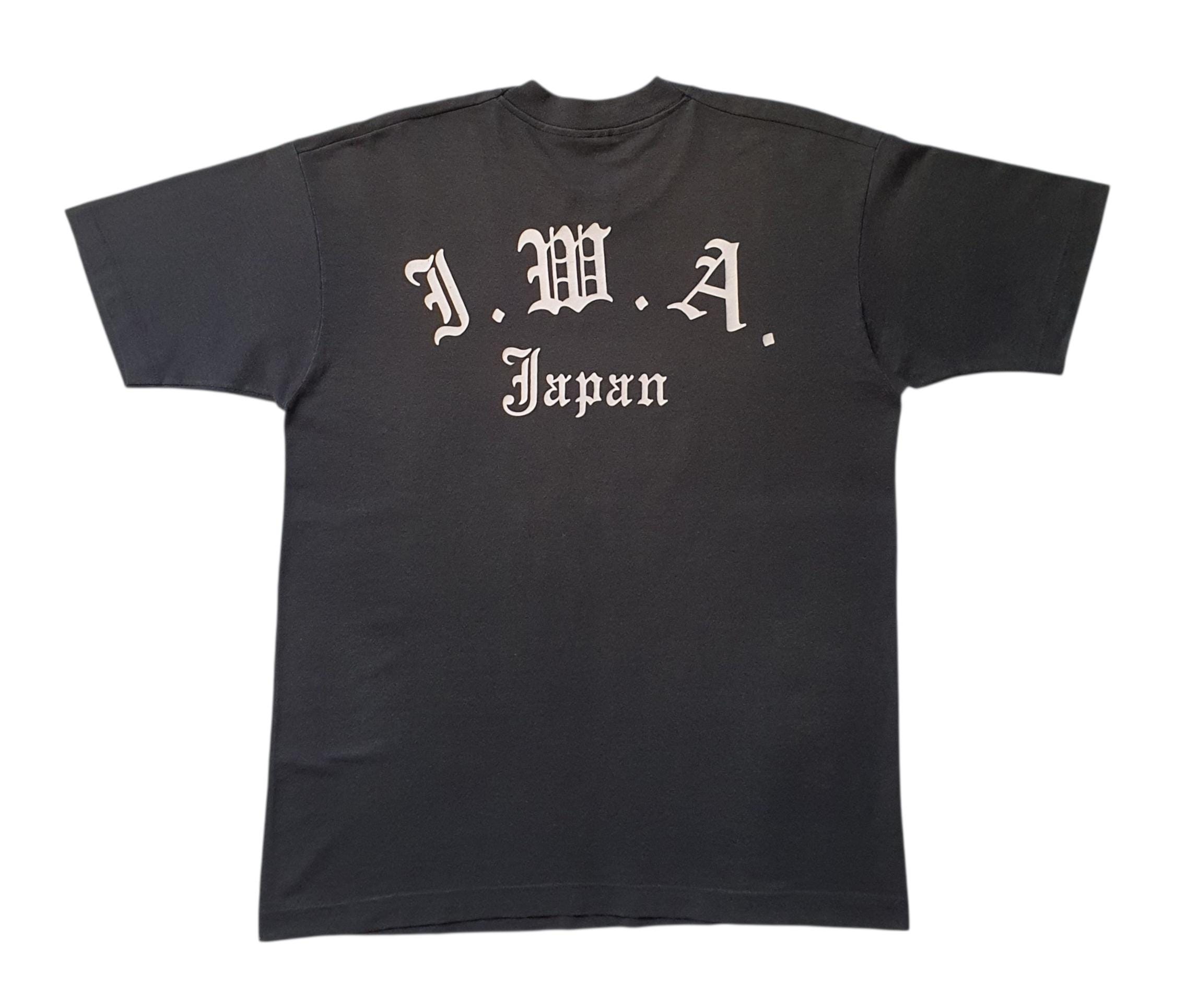 Vintage 90s LEATHERFACE IWA Japan T Shirt Size L / Rare Corporal
