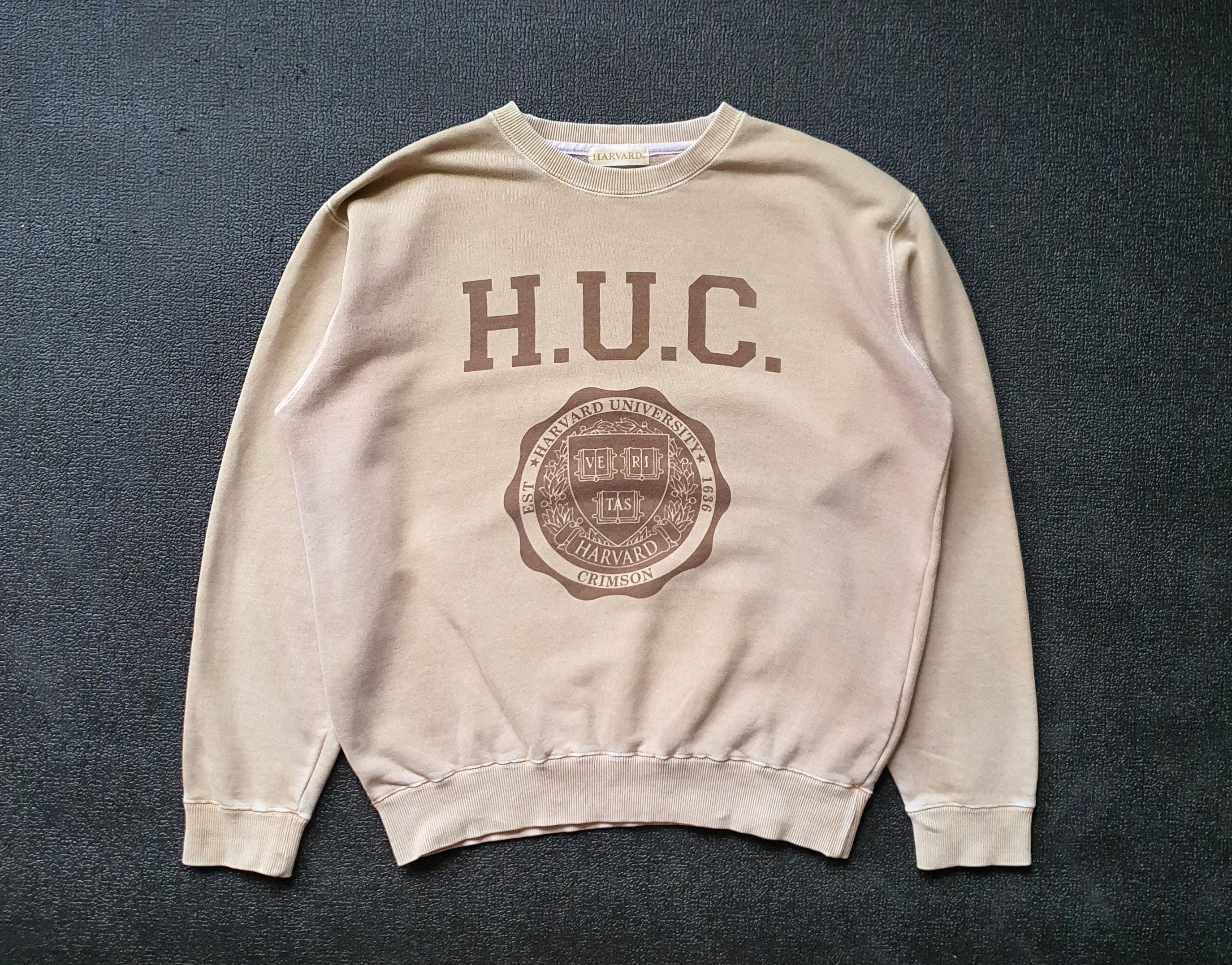 Sweat Homme Harvard Violet - Coton Taille M - Logo - État Excellent