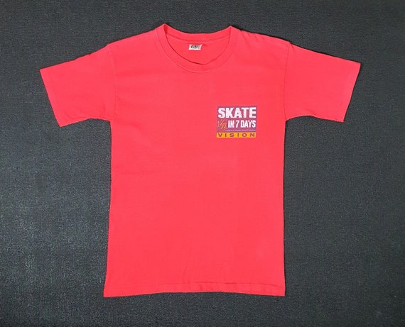 Vintage 1988 Vision Street Wear Skate in Seven Days T Shirt