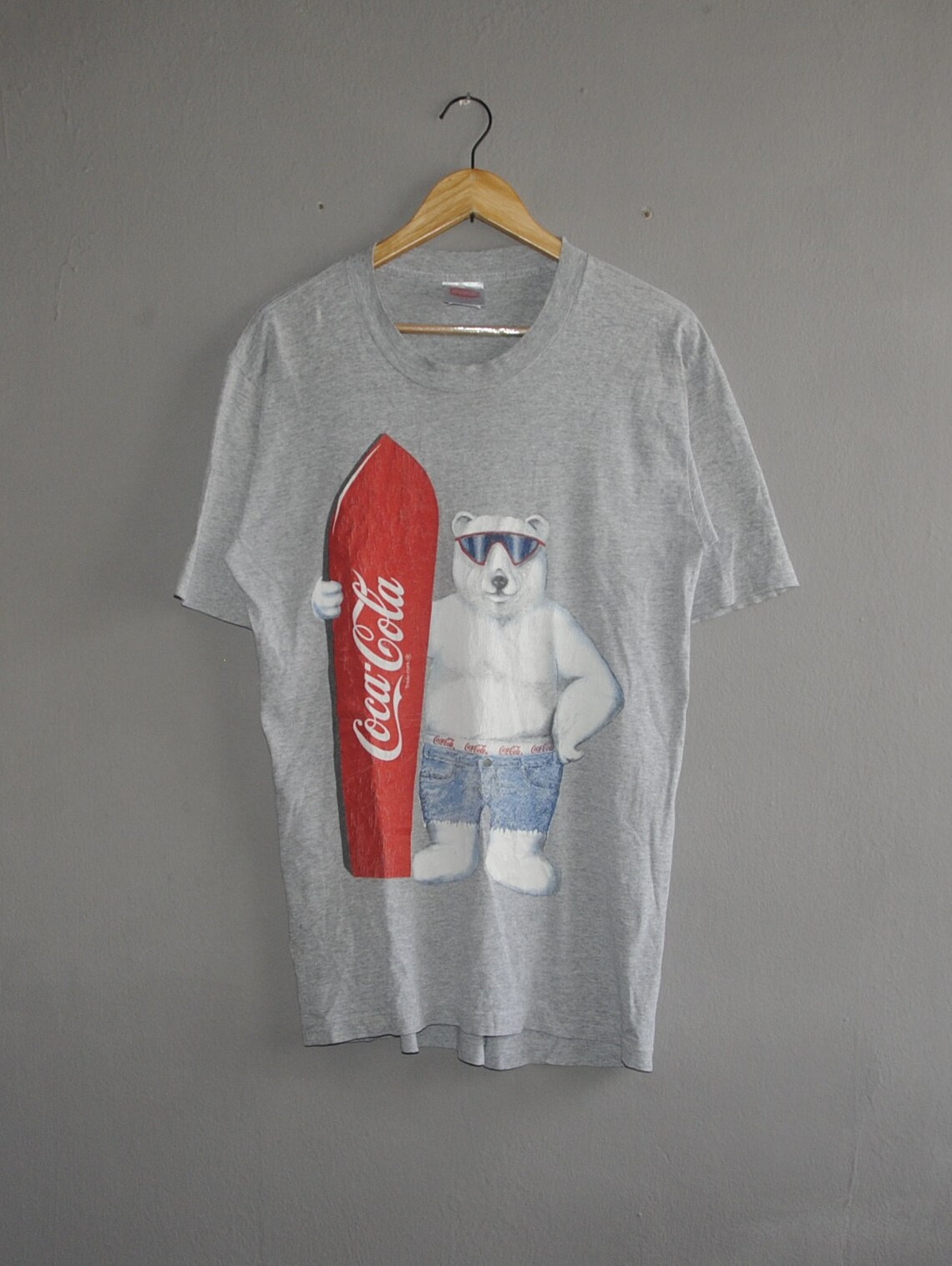 coca cola bear t shirt
