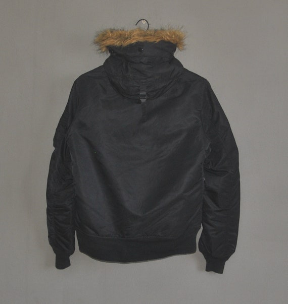 Vintage ALPHA INDUSTRIES MA-1 Flight Jacket Size S-M / Army  