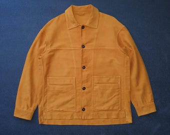 Vintage Japanese Factory Worker Jacket Size XL Blue - Etsy