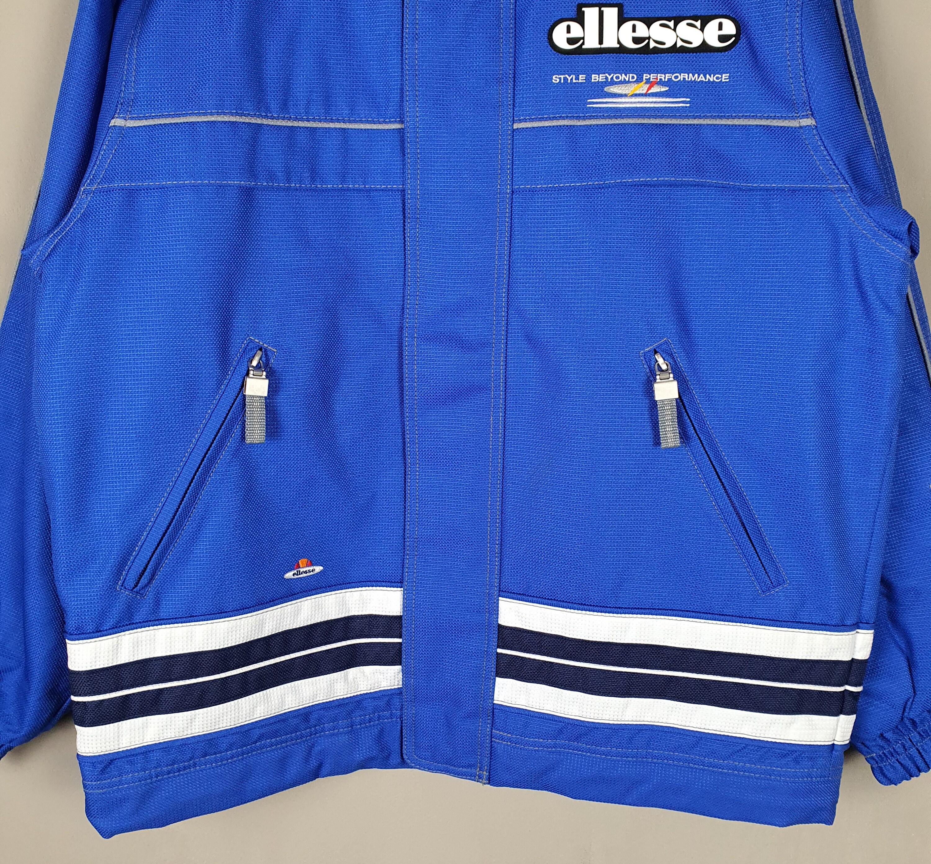 Vintage ELLESSE 1990s Ski Windbreaker Jacket Size Small