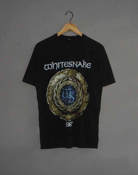 Vintage 1987 WHITESNAKE Promo T shirt size Medium 