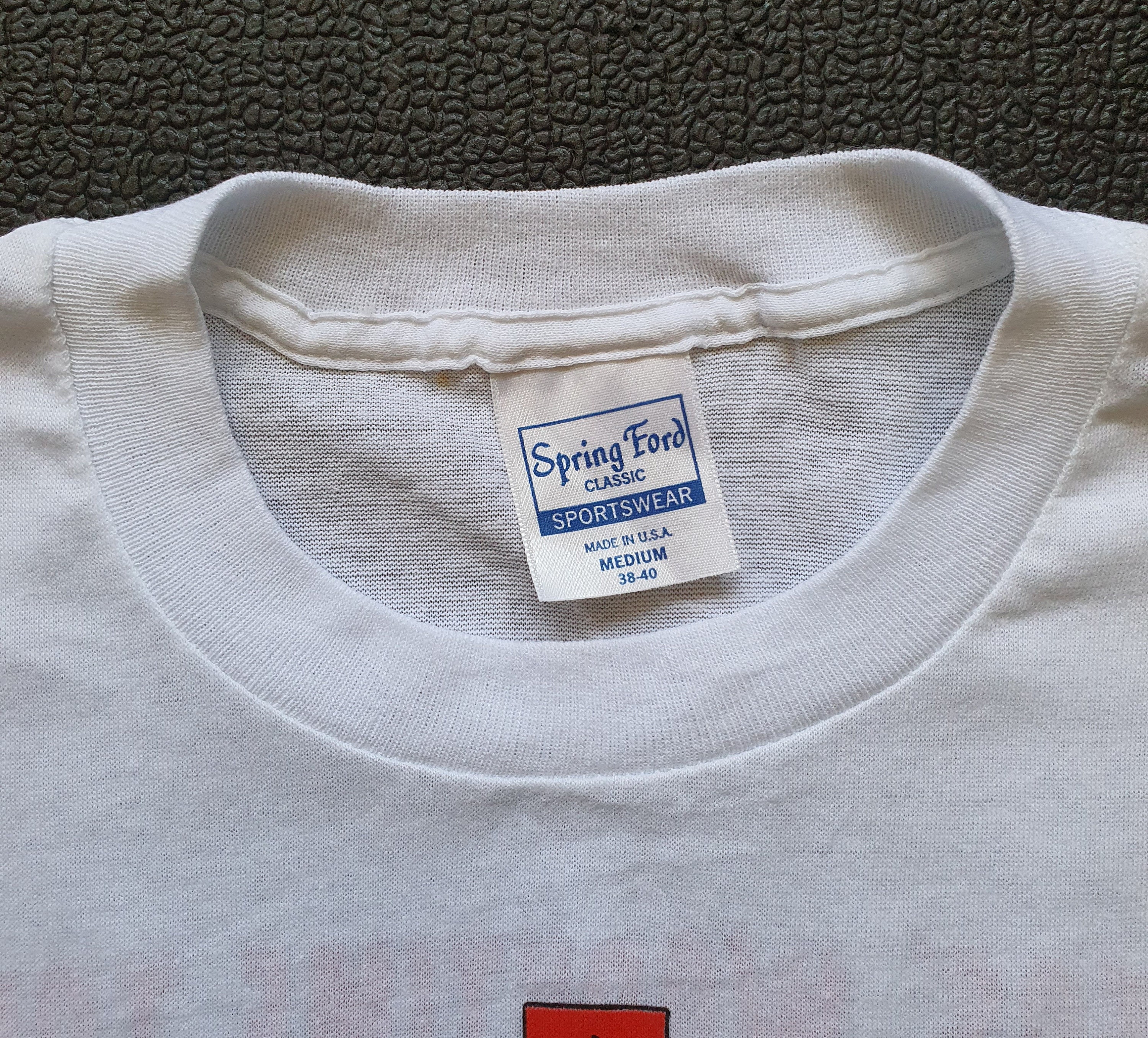 1988　ビリーブラッグ「ワーカーズプレイタイム」ゴー!ディスクツアーTシャツL Vintage 1988 BILLY BRAGG Workers Playtime America Tour T