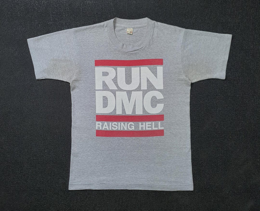 ヴィンテージ 1986 RUN DMC Raising Hell ツアー Tシャツ サイズ XS-S