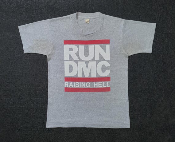 ヴィンテージ 1986 RUN DMC Raising Hell ツアー Tシャツ サイズ XS-S