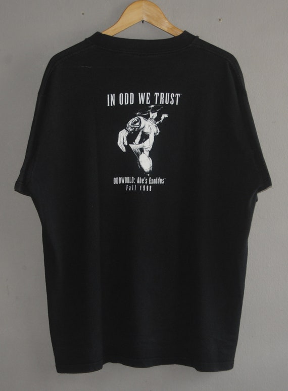 Vintage 1998 ODDWORLD Abe's Exoddus Fall 98 T Shirt Size X