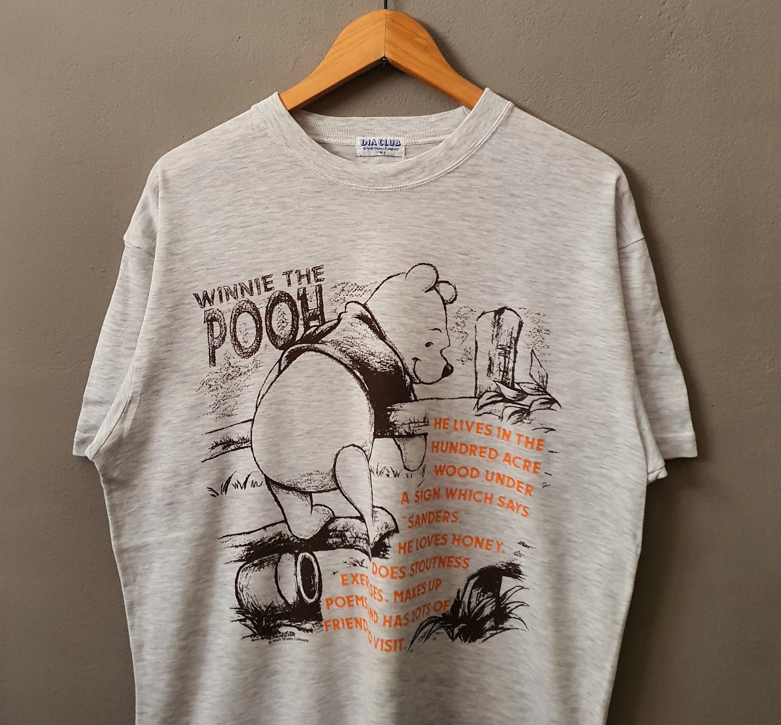 Vintage Winnie the Pooh Piglet T Shirt Size Medium-large