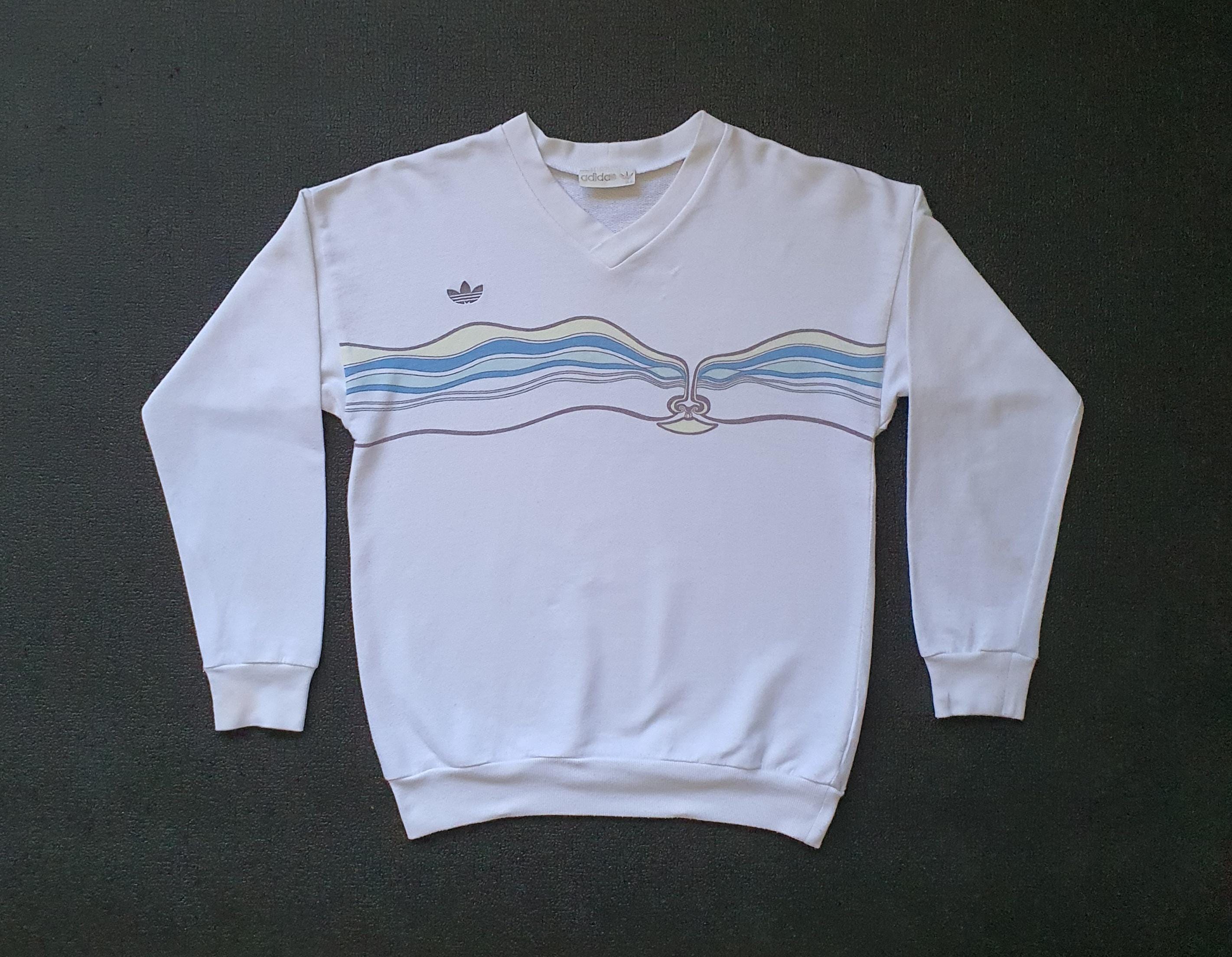 Bomber Vintage Adidas – Manches Sans Coutures – Style Ivan Lendl Y2K – Taille M – Deadstock