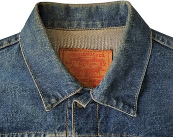Vintage LEVI'S Type 1 Big E Denim Trucker Jacket Size 38/ M Vintage LEVI'S Type 1 Big E Denim Trucker Jacket Size 38/ M