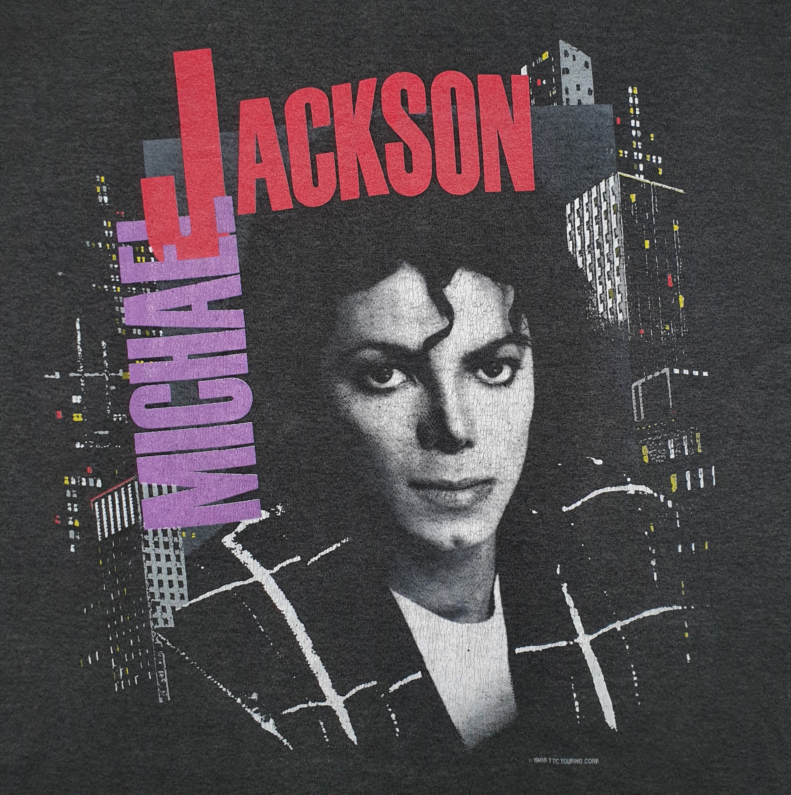 Vintage 1988 MICHAEL JACKSON Bad Tokyo Japan Tour Concert T Vintage 1988 MICHAEL JACKSON Bad Tokyo Japan Tour Concert T