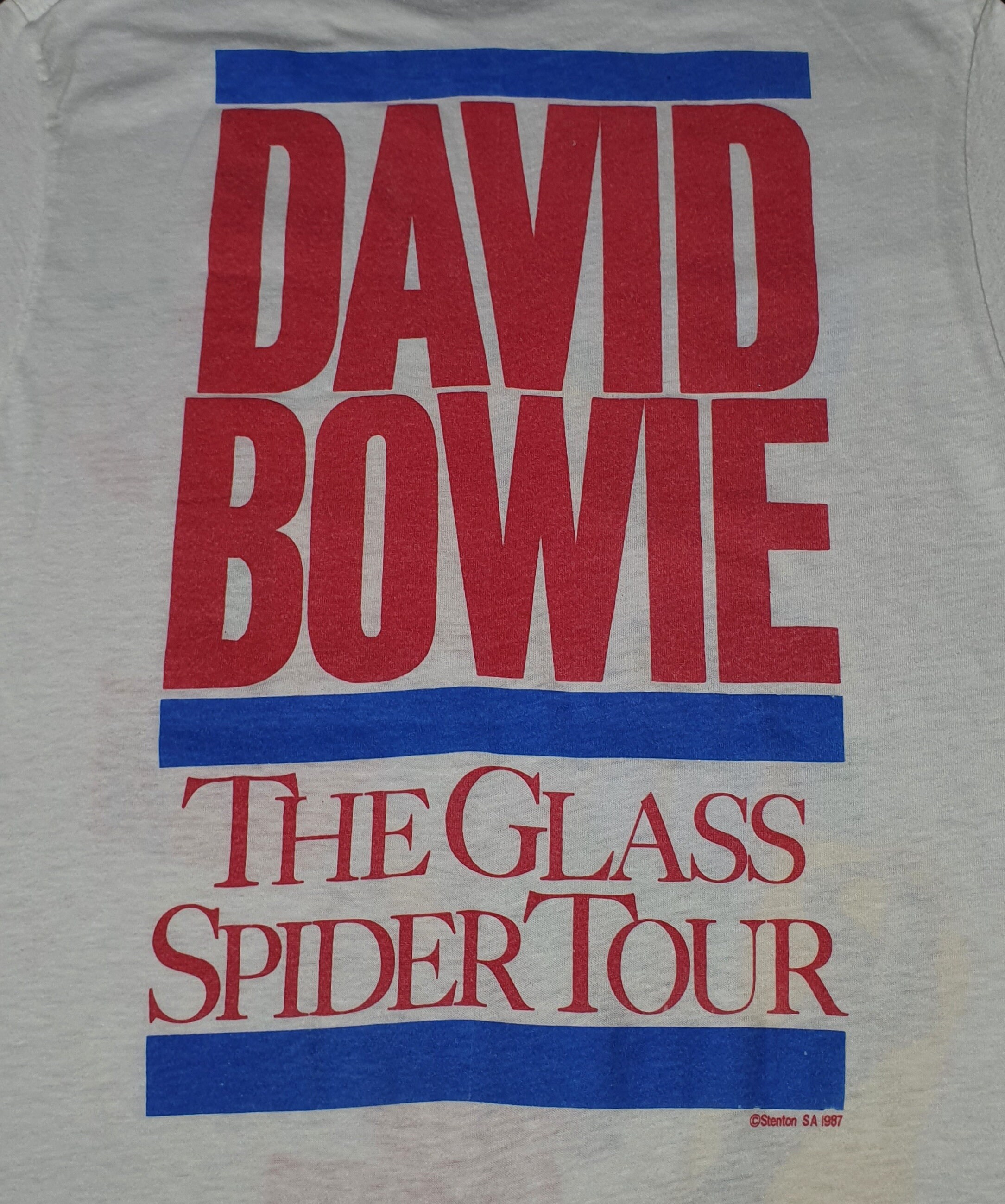 Vintage 1987 DAVID BOWIE the Glass Spider Tour Concert T