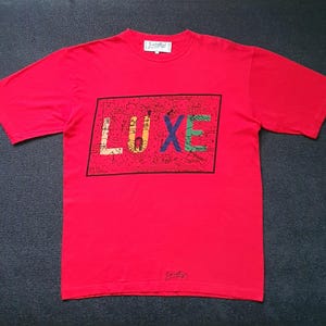 Vintage Jean Charles De Castelbajac Luke JCDC 90s T shirt size Medium / Fashion Designer Pop art cartoon Hip Hop Hipster Made in Italy shirt